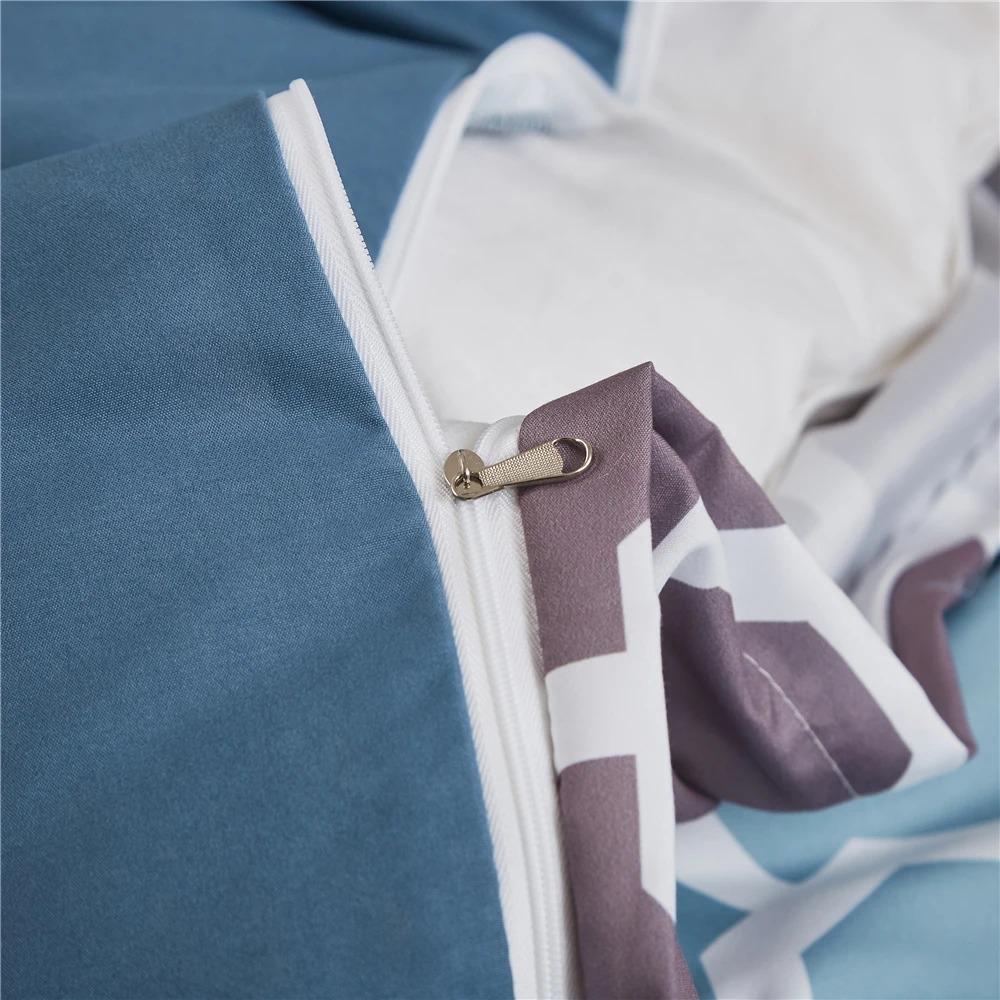 

Nordic Geometric Bedding Set 2/3Pcs Soft Circles Printed Duvet Cover with Pillowcase (No Bed Sheet), Single Twin Queen Size