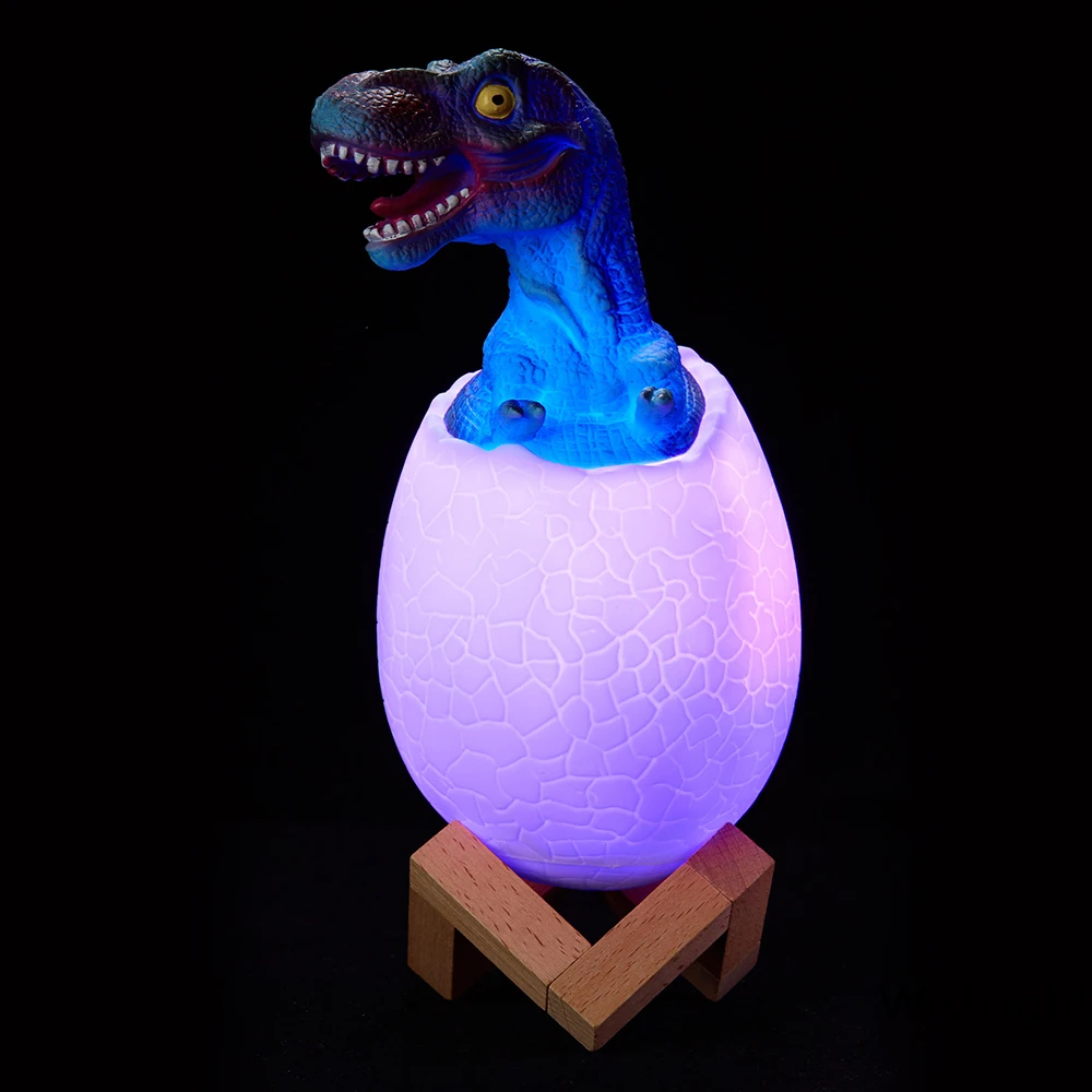 

3D Dinosaur Night Lights with Remote Control Indoor Nighting Decorative Lamp for Kids Patted Desktop Novelty Light