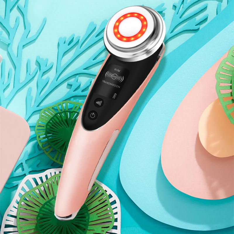 値段 美顔器フェイスクリーナーリフティングマシン高周波促進クリーム吸収皮膚ケア MH88