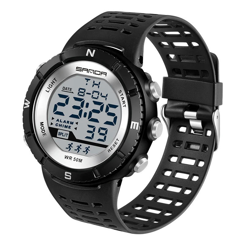 Бренд SANDA Для мужчин обратный отсчет секундомер на открытом воздухе спортивные