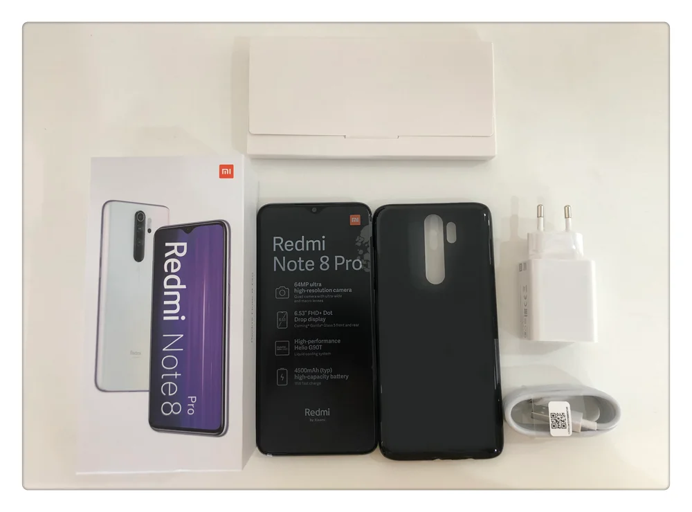Мобильный телефон Xiaomi Redmi Note 8 Pro с глобальной версией, 6 ГБ, 64 ГБ, четырехъядерный смартфон MTK Helio G90T, четыре ядра, 4500 мАч, NFC