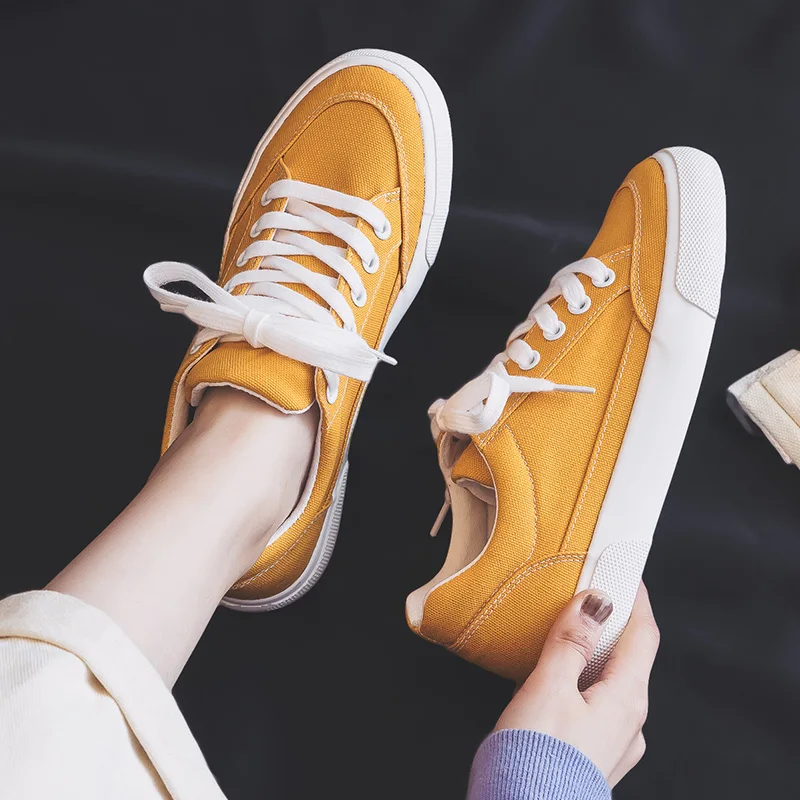 M.GENERAL Новинка 2019 года Осенняя обувь Цвет черный белый синий парусиновая женские