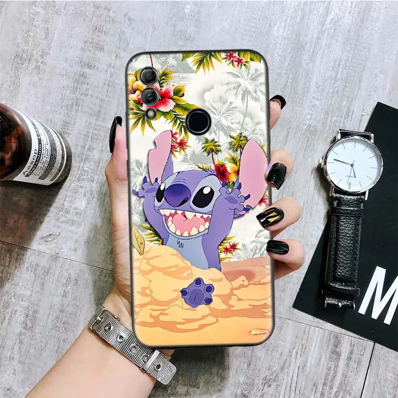 Disneys лучшие продавая Милая Черная крышка чехол для телефона для huawei Y9 Y5 Y6 Y7 Honor 10 9 Lite 9X8X8 S 8A фотоаппаратов моментальной печати 7S 7A 10i 20i V20 Coque Капа