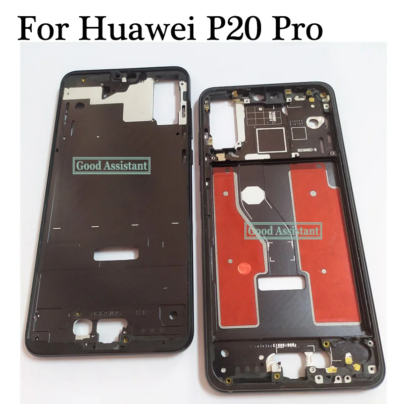 Б/у Оригинал для Huawei P20 Pro CLT L01J L04 L09 передняя часть корпуса шасси плиты ЖК дисплей