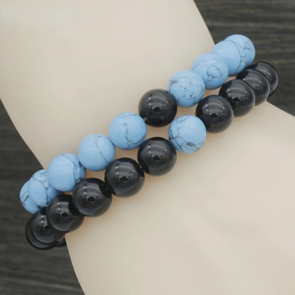 

10mm Beaded Bracelet Set Bangle Natural Stone Women Chain Fashion Accessories Men Jewelry Lovers Gifts Chakra