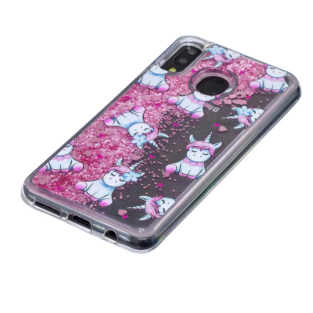 Luxury Painted Quicksand Case Shell for Samsung A10 A20 A30 A40 A50 A60 A70 A20E M10 M20 M30 A6 Plus A8 A9 A7 2018 Cover |