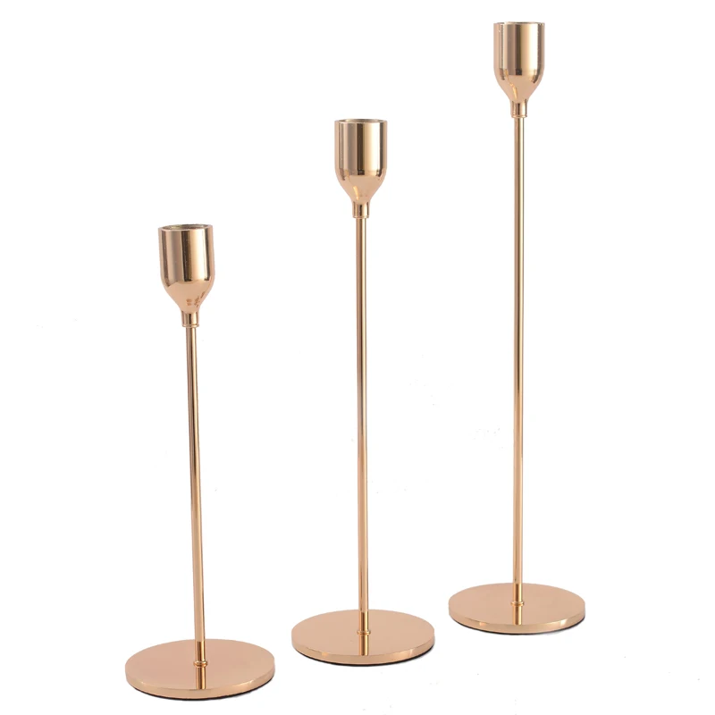 European candle holder single head tieyi candlestick romantic table setting creative home decoration wedding set | Дом и сад