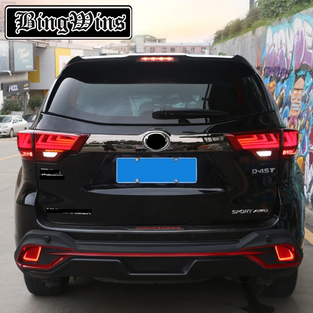 

Car style For 15-19 Toyota Highlander refitting LED driving light reversing lamp streamer tail lamp assembly