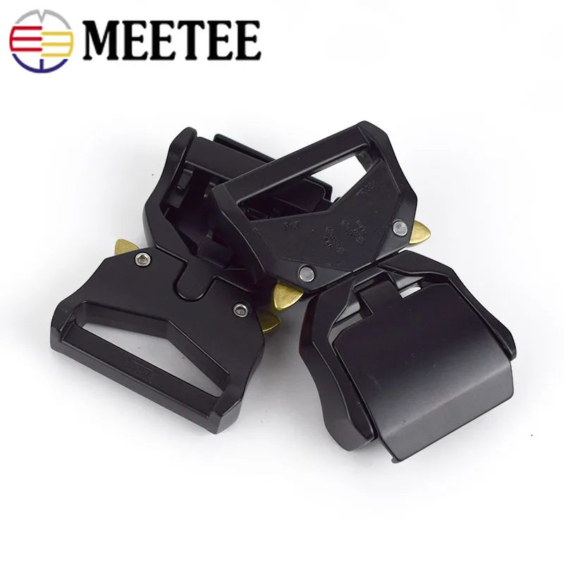 Meetee 1 шт./2 шт. 38 мм Металлические быстросъемные пряжки из алюминиевого сплава для