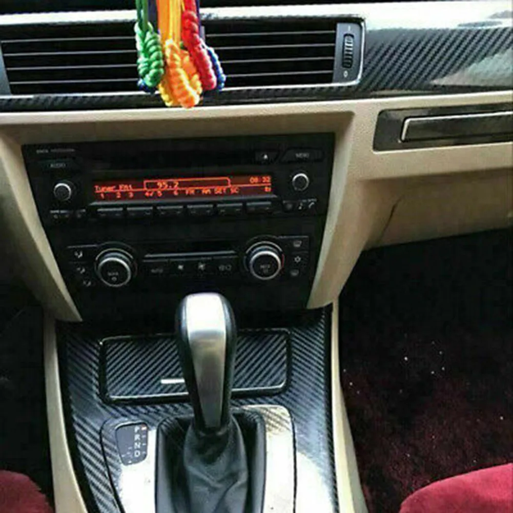 

3 Series Carbon Fiber Stickers Accessories E90 For BMW Glossy Interior