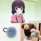 Смесь S майка Sakuranomiya Косплэй аксессуар для волос зимние сапоги на искусственном кроличьем меху плюшевые эластичные Резиночки для волос