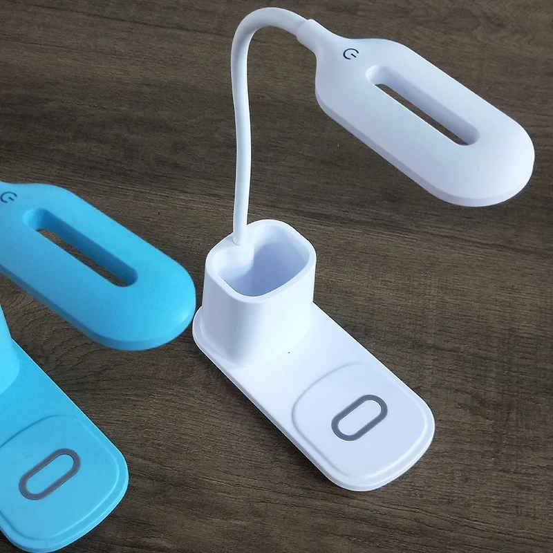 

Multifunctional Table Lamp Pen Holder Storage Led Mobile Phone 10W Wireless Charging Children's Student Eye Protection USB