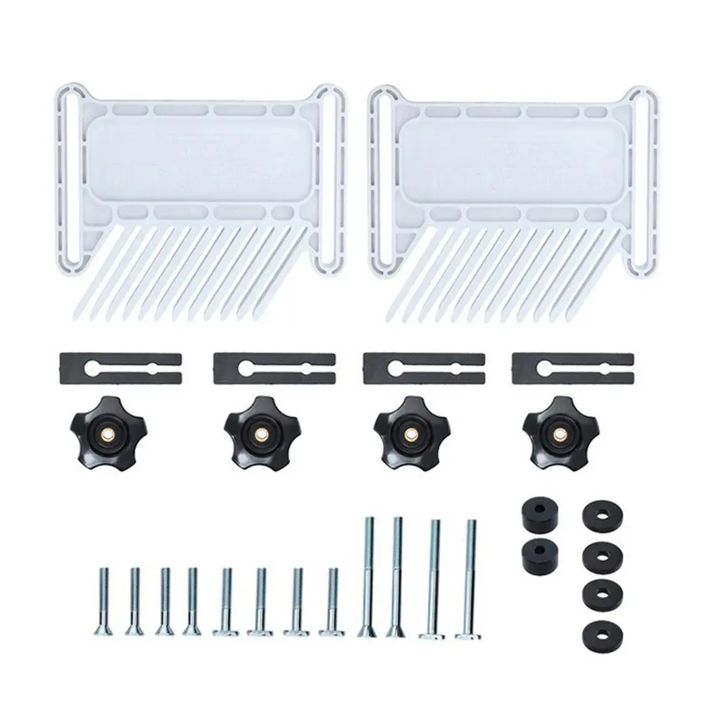 

Extended Feather Loc Board Set Multi-purpose Woodworking Engraving Machine Double Featherboards Miter Gauge Slot DIY Tool