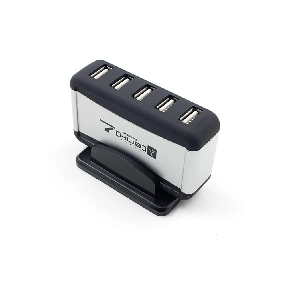 Вертикальные 7 портов концентратор дистрибьютор USB с базой питания внешний