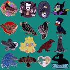 Симпатичная эмалированная брошь в виде вороны, коллекционная брошь, значки на лацкан Chocobo для мужчин и женщин, Модная бижутерия, подарки, украшение для рюкзака, воротника, шляпы