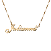 god with love heart personalized character necklace with name julianna for best friend jewelry gift
