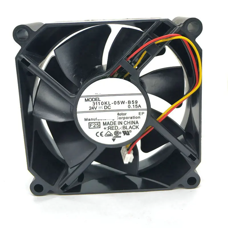 

New original 8025 3110kl-05w-b59 F25 24v 0.15a frequency converter cooling fan