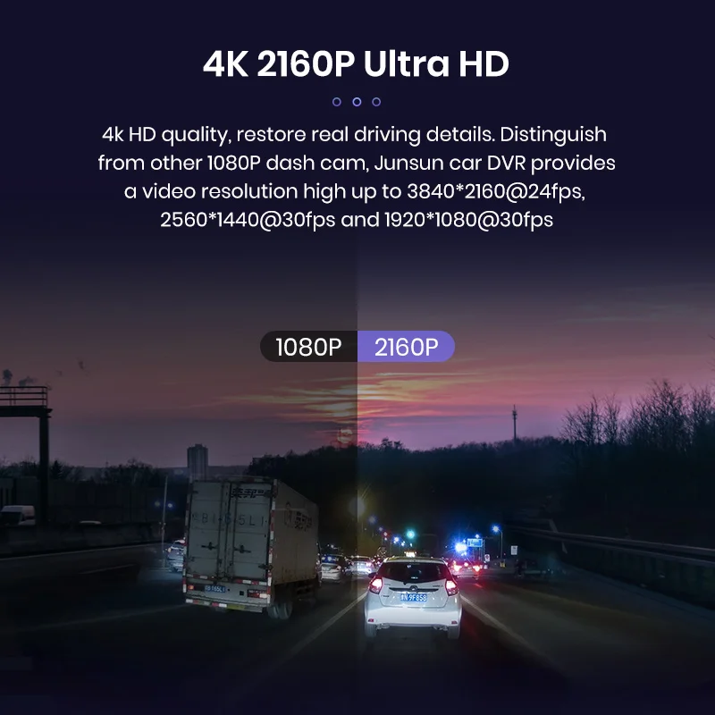 Видеорегистратор LDZDSEE Ultra HD 30fps 4K 3840*2160P | Автомобили и мотоциклы