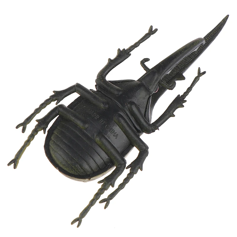 

6 style 13cm simulation beetle Toys Special Lifelike Model Simulation insect Toy nursery teaching aids joke toys