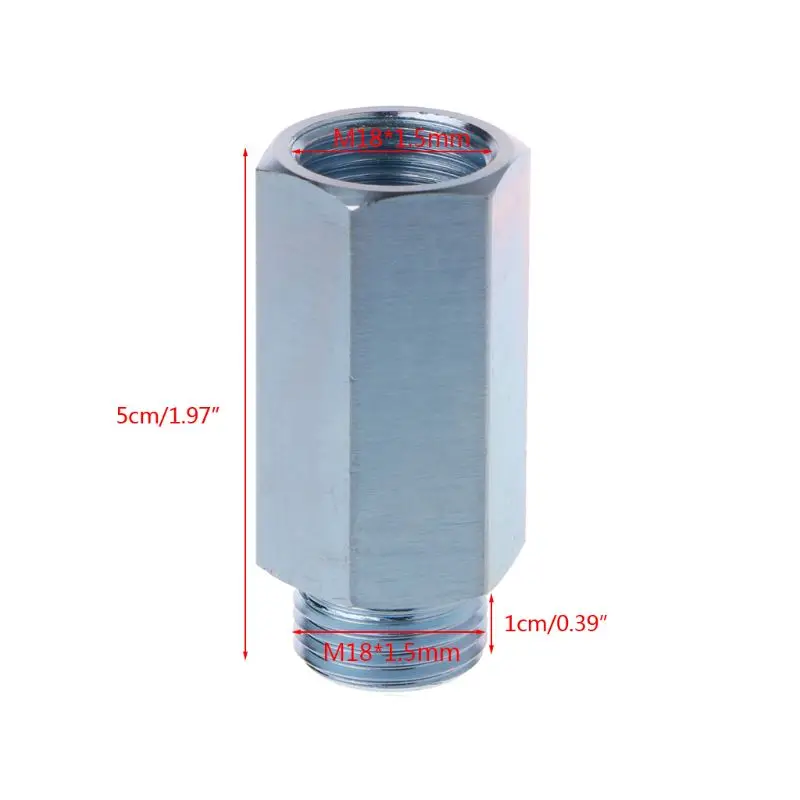 

M18x1.5 Lambda Oxygen Sensor Bung Adapter Extender Spacer Joints Converter P82B
