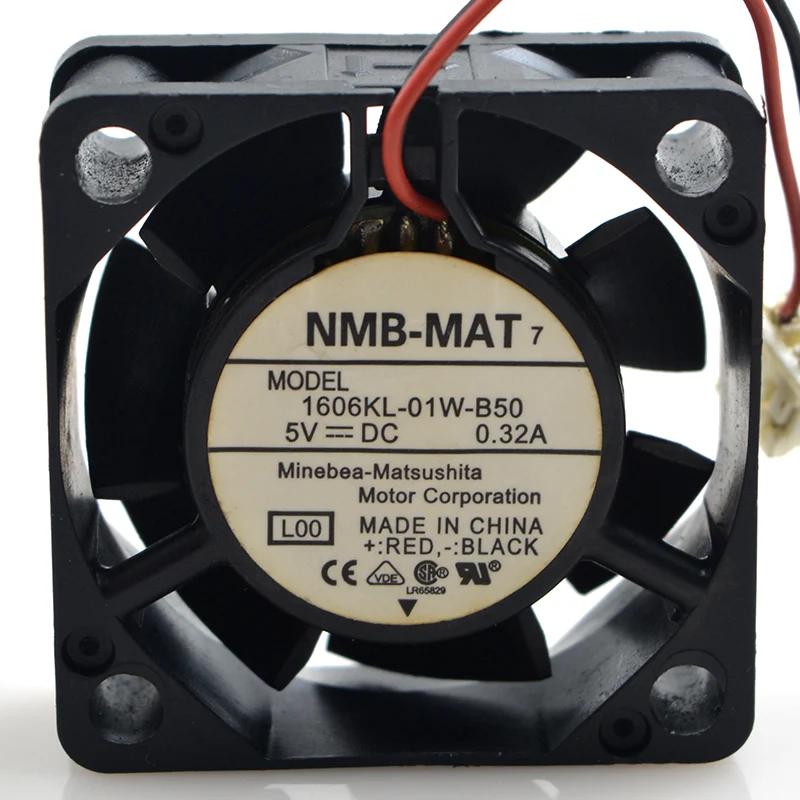 NMB-MAT 1606KL-01W-B50 L00 DC 5V 0.32A 40x40x15 мм 2-проводной Вентилятор охлаждения сервера