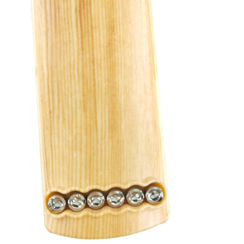 

6 Grade Pocket Guitar Wood Grain Color Mini Pocket Guitar Finger Trainer Right Hand