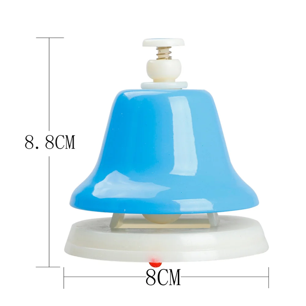 

1 Set of 8 Notes Diatonic Colorful Metal Hand Bells Kids Musical Instruments