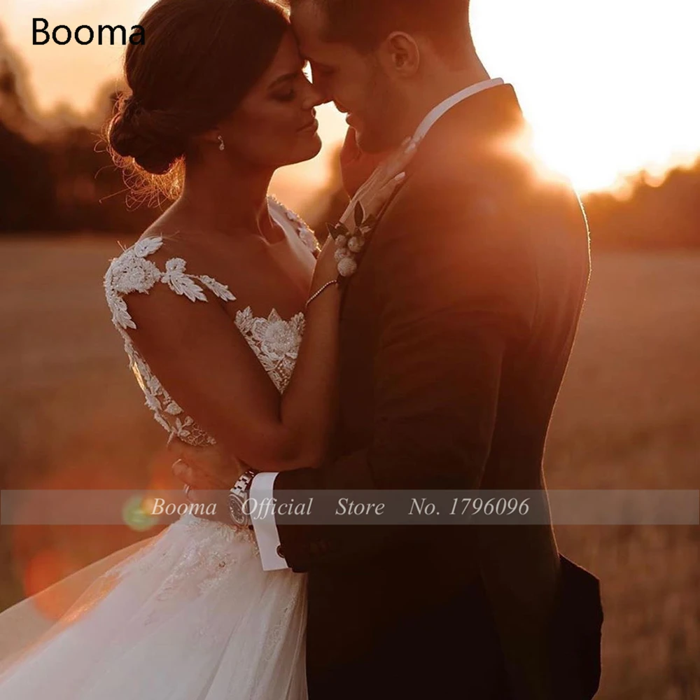 Простое кружевное свадебное платье с аппликацией вышитое бисером платья невесты