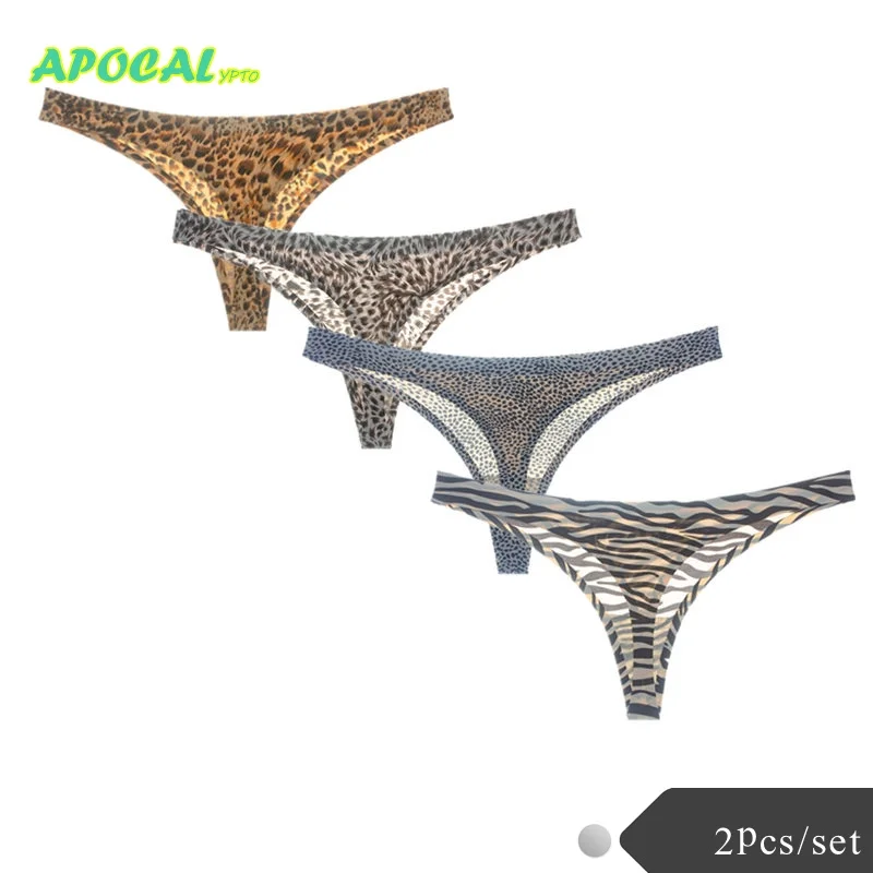 Женское нижнее белье APOCAL с леопардовым принтом Зебра женские сексуальные