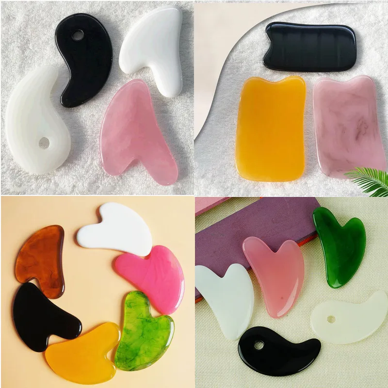 

Скребок для массажа, полимерный, массаж скребком гуаша, 1 шт.