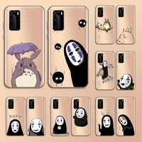 totoro spirited away cute cartoon phone case transparent for huawei nove e 6 5 4 3 2 s i se pro lite