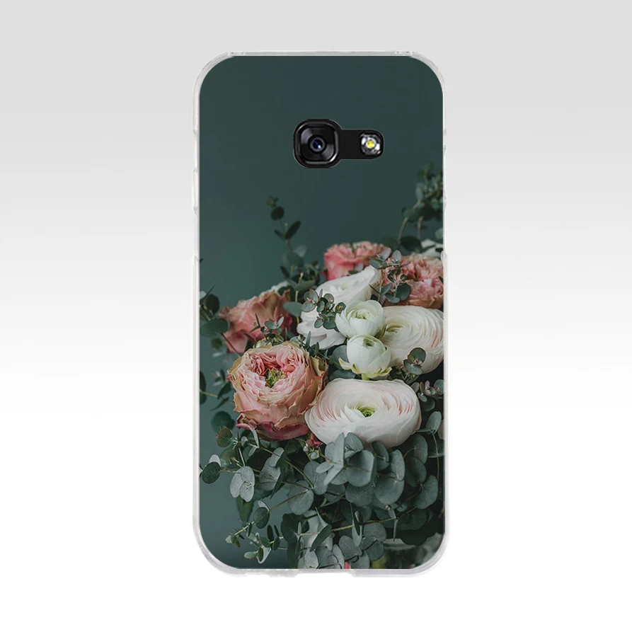 362F Элегантный Розовый Фиолетовый Пион цветок Мягкий Силиконовый ТПУ чехол для