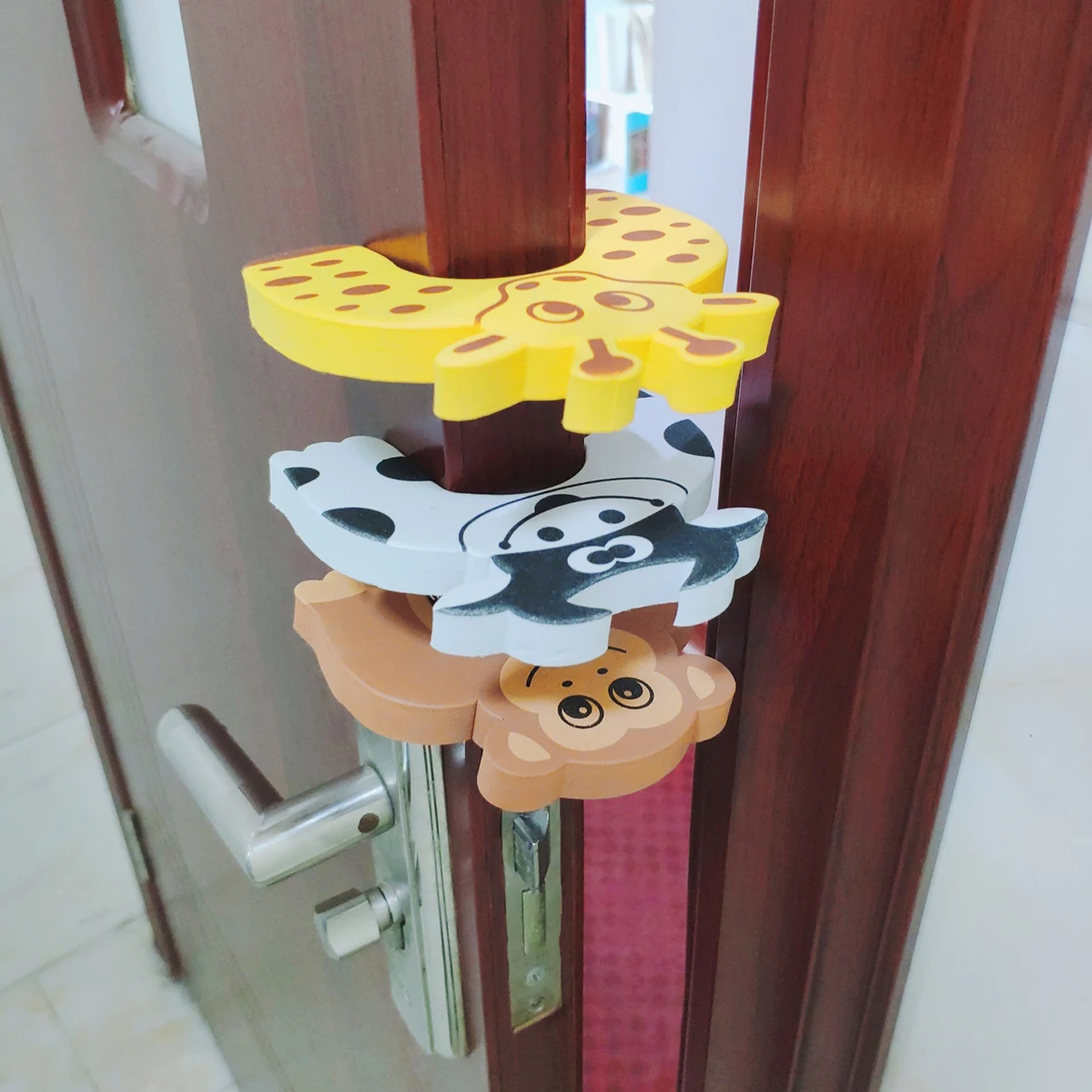 Дверной ограничитель Детская безопасность подушка в виде животного петля