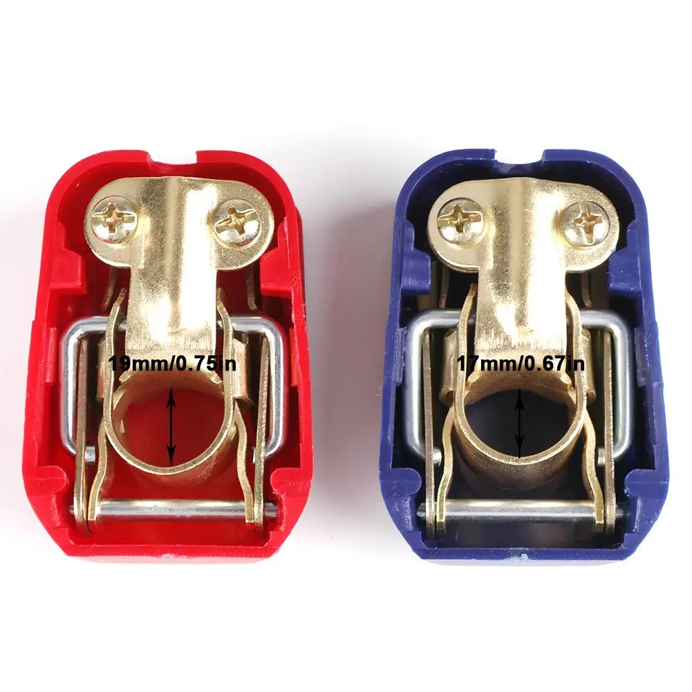 2 шт. автомобильные клеммы автомобильного аккумулятора зажимы для