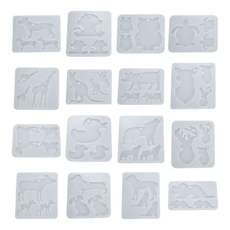 

97QE кристаллами из эпоксидной смолы, прессформу эпоксидной смолы украшение кулон брелок литья силиконовая форма «сделай сам» изделия делая ...