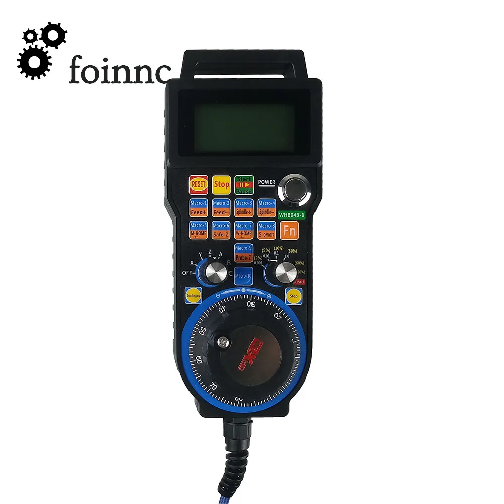 CNC Mach3 USB проводной MPG 4/6 оси (опционально) подвесной маховик WHB04B для фрезерного и