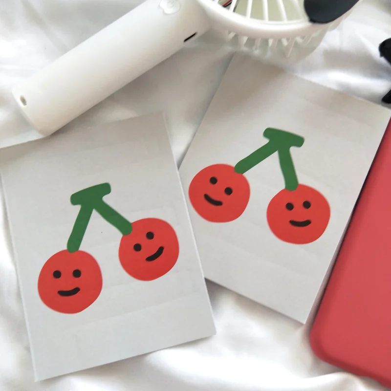 SIXONE 50 листов Ins мультфильм фрукты блокнот Корея авокадо студент Kawaii милый дневник