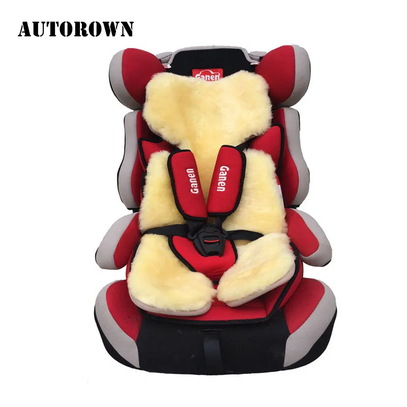 AUTOROWN Накидка из натуральной овчина на детское автокресло Универсальный размер