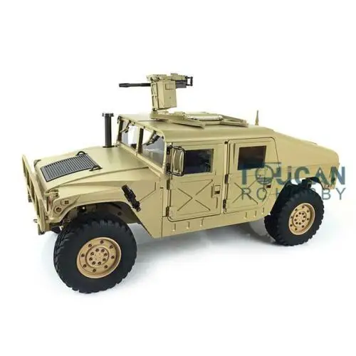 HG 1/10 масштаб 4*4 Hummer военный автомобиль P408 гоночный Радиоуправляемый с ESC моторный