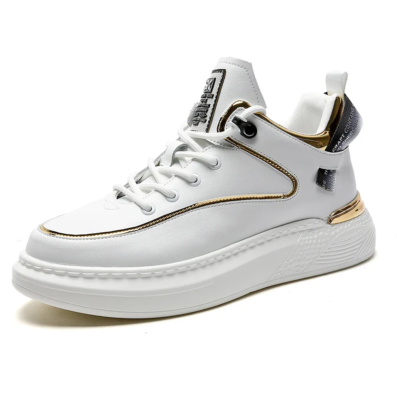 

Autumn and winter new high-top sneakers Korean fashion personality thick-soled casual shoes sneakers