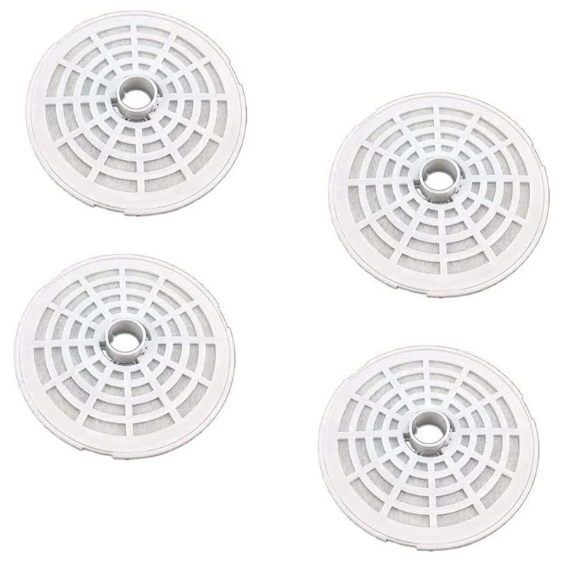 

4 шт Pet фонтан воды фильтр, 1.6L поилка-фонтан для домашних животных кошка диспенсер для воды здоровый и гигиенический фильтр однократного при...