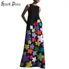 Сексуальное платье, летнее модное элегантное платье с круглым вырезом и принтом, однотонное элегантное платье с круглым вырезом, удобное женское платье