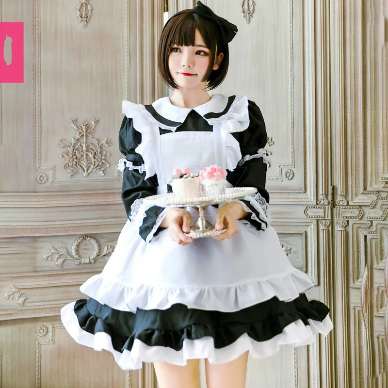 Женский костюм для косплея на Хэллоуин из аниме Приключения Алисы голубое