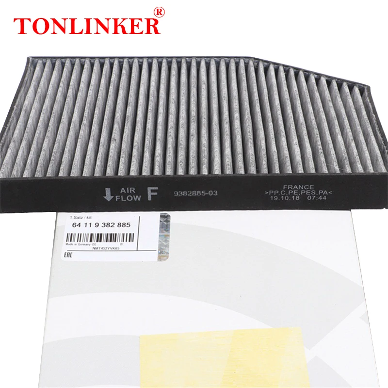 TONLINKER салонный фильтр 64119382885 для Bmw X4 G02 2nd 2018 2019 2020 2021 2022 xDrive 20d 20i 30i M40i 30d ATM модель