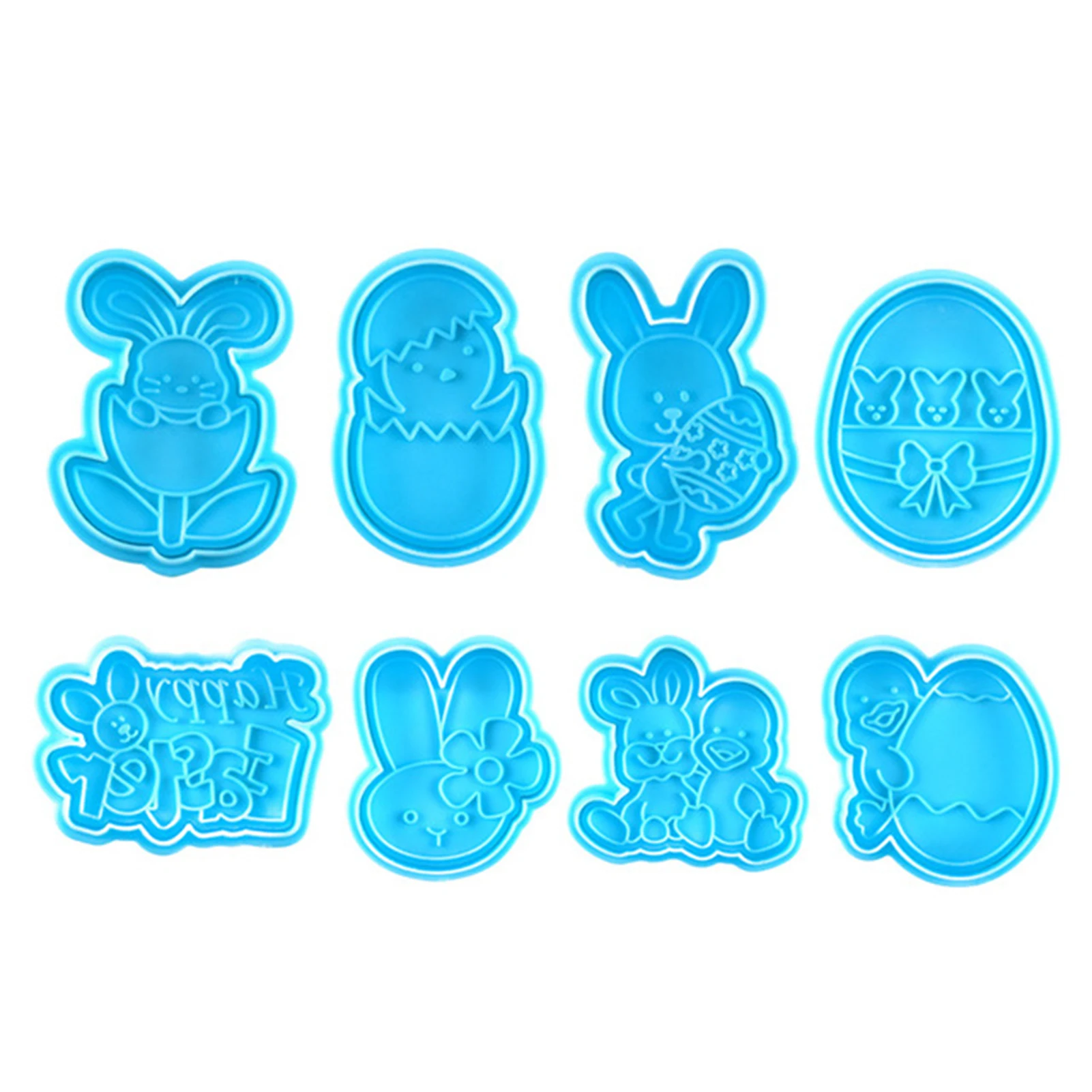 

Easter Silicone Mold Cookie Biscuit Making Tool 3D Three-dimensional Irregular Baking Mould