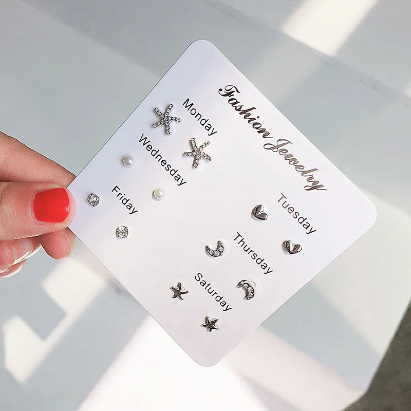 Женские маленькие милые серьги из серебра 925 пробы в простом стиле | Украшения и