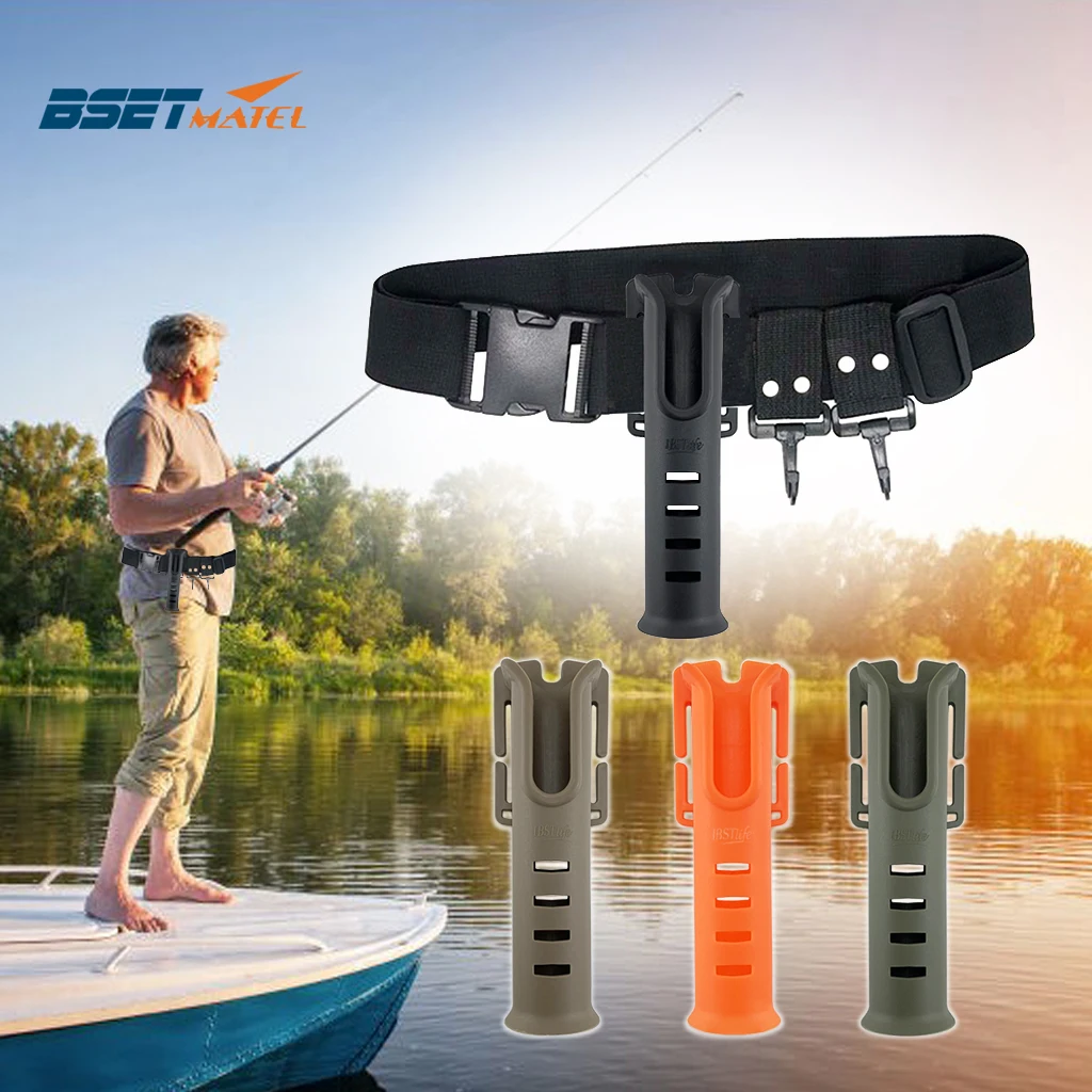 

Multi-function Nylon Belt Waist Rod Holder Portable Pole Inserter Fishing Rod Pesca Rack Quick Inserting Device Fish Accessories