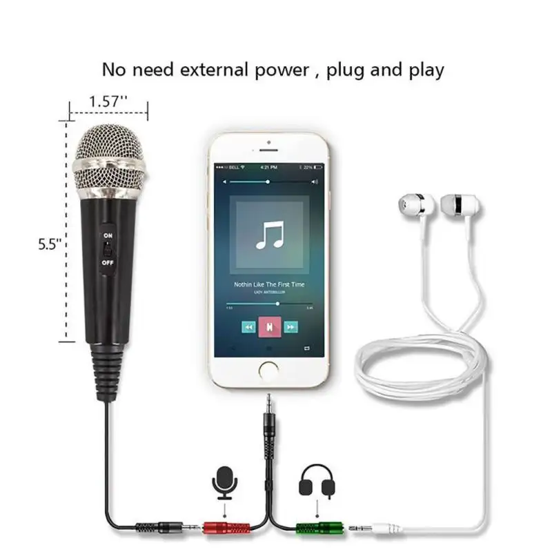 11 мини настольный конденсатор микрофон Plug and Play Home Studio Podcast Запись для домашнего