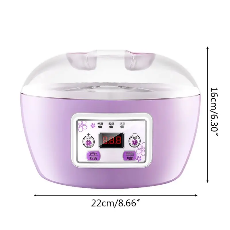 

Electric Automatic Yogurt Maker Home Kitchen DIY Tool Yoghourt Container Baking
