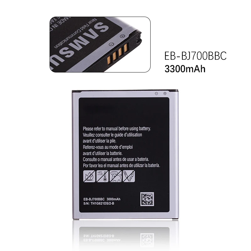 Аккумулятор для SAMSUNG Galaxy J7 2015 On7 G6000 3300 мАч EB BJ700BBC полной емкости J700 J700F J700M J700H J700T